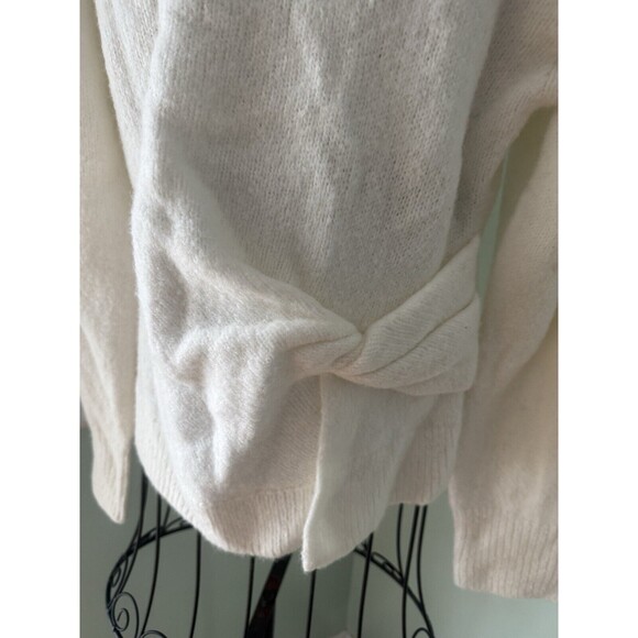 Tanya Taylor Ally Knit Pullover Sweater S White Twisted Alpaca Wool Long Sleeve - Picture 2 of 7